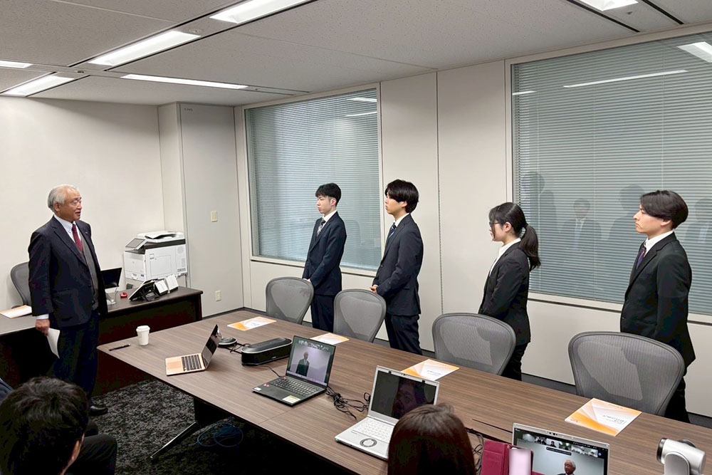 2025年入社式の様子