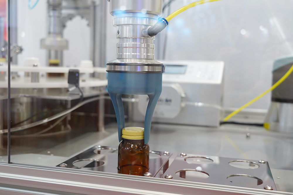 「インターフェックスジャパン」充填・キャッパー・検査ラインの自動化