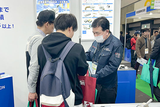 MECT2025（メカトロテックジャパン2025）商談の様子