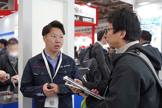 第10回 ロボデックス商談の様子