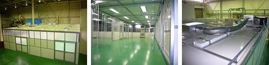 クリーンルーム化による製造環境向上に<br>―作業エリア拡大にも貢献