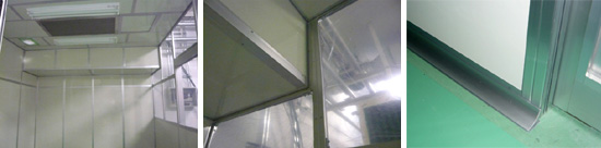 ホコリを嫌う環境に―ダブル構造KAMATAクリーンブース！