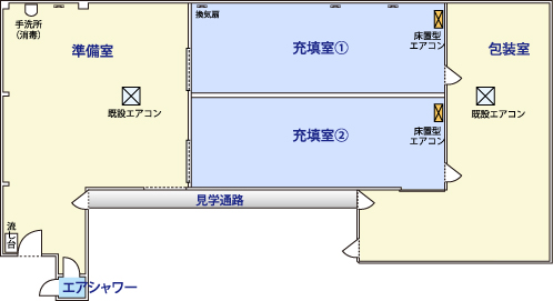 省エネ！パーテーション工事による空調効率化！